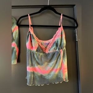 EDIKTED TANK AND SKIRT SET